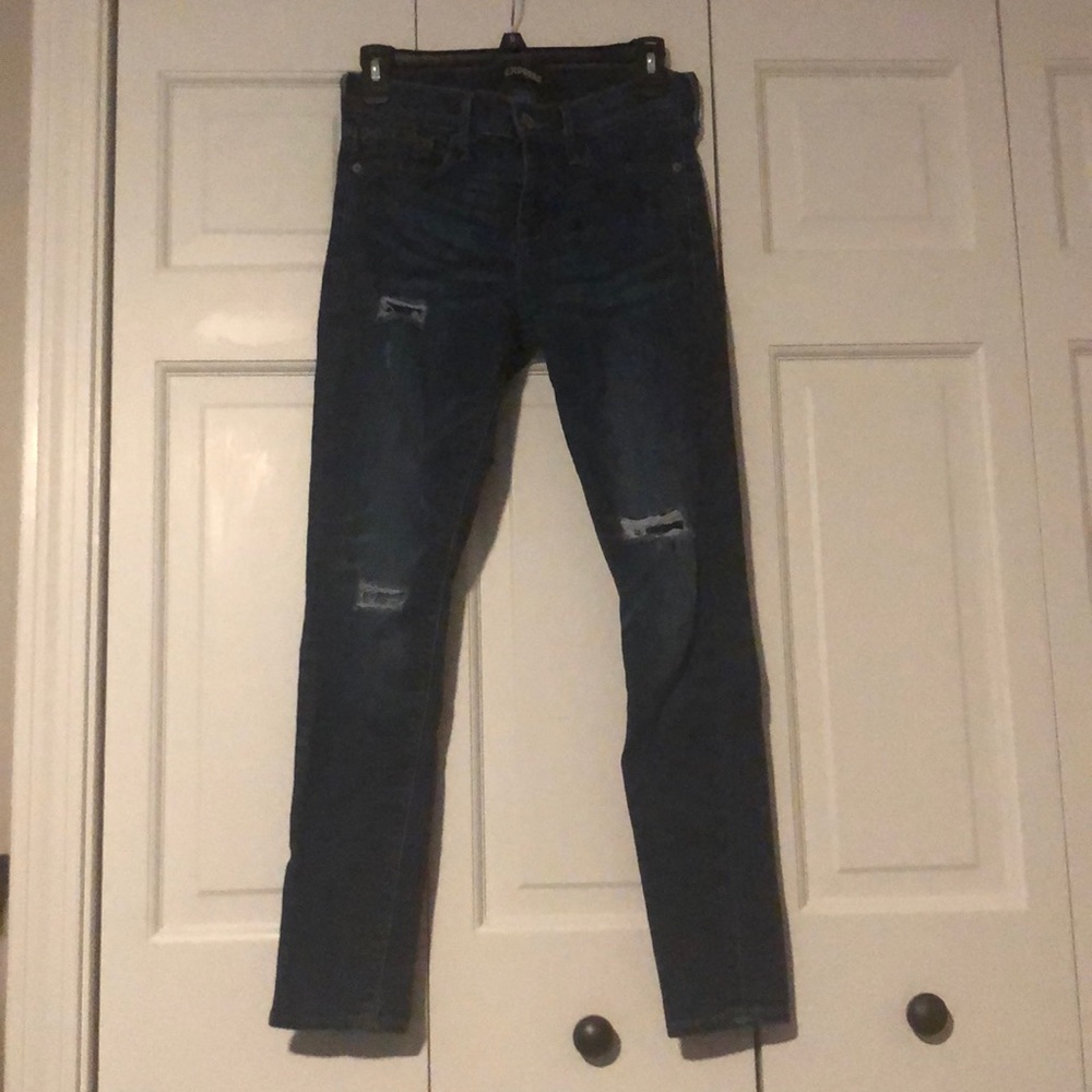 Express Jeans-Cropped Legging, mid-rise, size 2